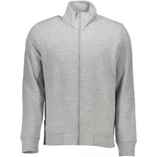 Graues Sweatshirt mit Reiverschluss und Stickerei , Herren, Größe: 2XL - Superdry - Modalova