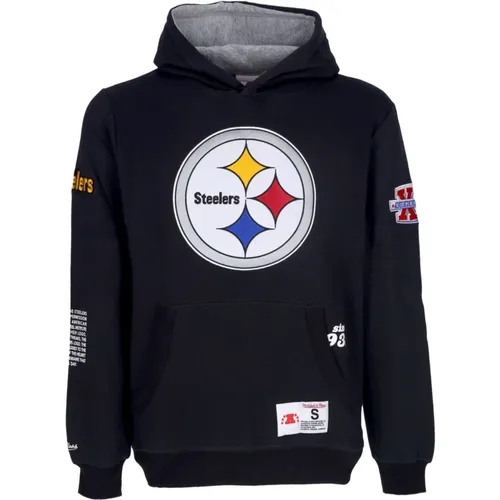 Pittsburgh Steelers NFL Hoodie , Herren, Größe: L - Mitchell & Ness - Modalova