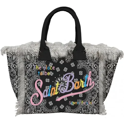 Bandana Vanity Bag for Beach and Leisure , female, Sizes: ONE SIZE - MC2 Saint Barth - Modalova
