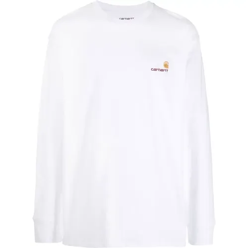 Long Sleeve Tops , male, Sizes: L, S - Carhartt WIP - Modalova