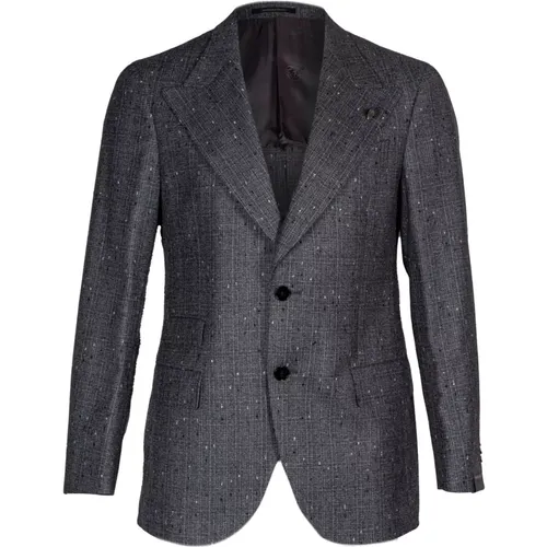 Wool Men's Suit, Single-Breasted, Regular Fit , male, Sizes: M, XL, L - Gabriele Pasini - Modalova