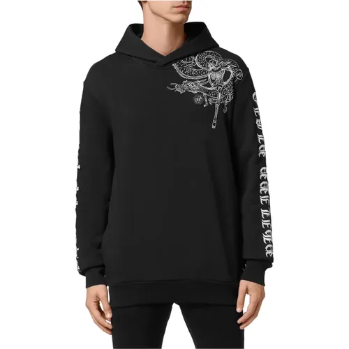 Hoodie , male, Sizes: L - Philipp Plein - Modalova