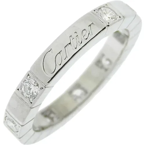 Pre-owned White Gold rings , female, Sizes: ONE SIZE - Cartier Vintage - Modalova