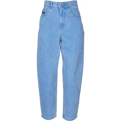 Blaue Straight Leg Jeans Aw24 , Damen, Größe: 2XS - Marni - Modalova