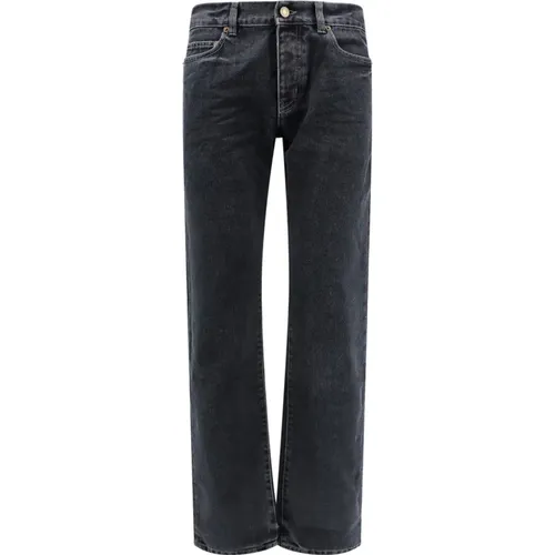 Slim Fit Trousers , male, Sizes: W34, W30, W36, W29, W32 - Saint Laurent - Modalova