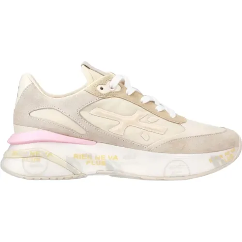 Stilvolle Beige Sneakers , Damen, Größe: 40 EU - Premiata - Modalova