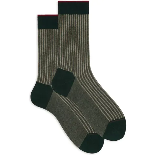 Pine Tree Cotton Socks , Herren, Größe: M - Gallo - Modalova