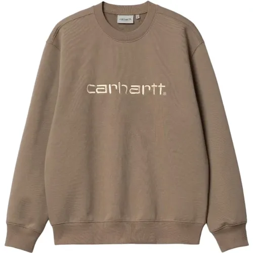 Sweatshirt Brushed Cotton Loose Fit , male, Sizes: 2XL - Carhartt WIP - Modalova