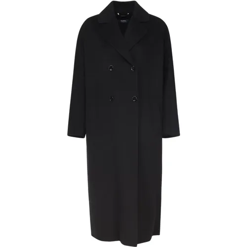 Schwarzer Mantel Capi Cappotto - Max Mara - Modalova