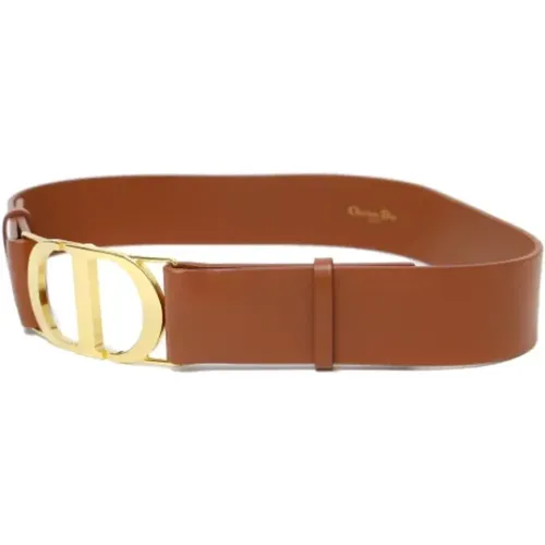 Pre-owned Leather belts , female, Sizes: ONE SIZE - Dior Vintage - Modalova