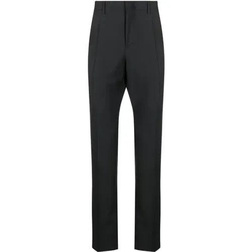 Wool and Mohair Trousers with Pressed Crease , male, Sizes: L, M, 2XL, XL - Valentino Garavani - Modalova