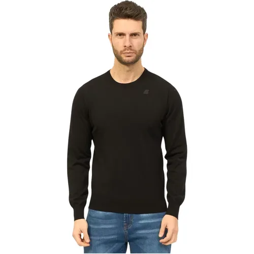 Round-neck Knitwear , male, Sizes: L, M, XL - K-way - Modalova