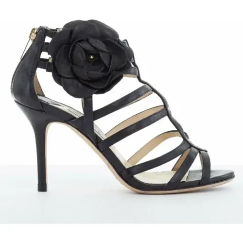 Pre-owned Leather heels , female, Sizes: 2 1/2 UK - Jimmy Choo Pre-owned - Modalova