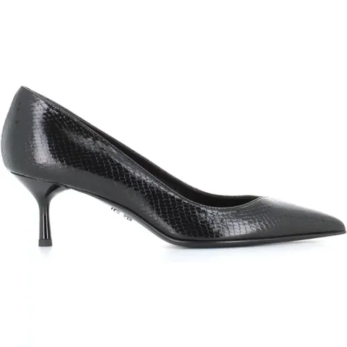 Metallic Lasered Leather Heels , female, Sizes: 5 1/2 UK, 6 UK, 4 1/2 UK, 7 UK - Sergio Levantesi - Modalova