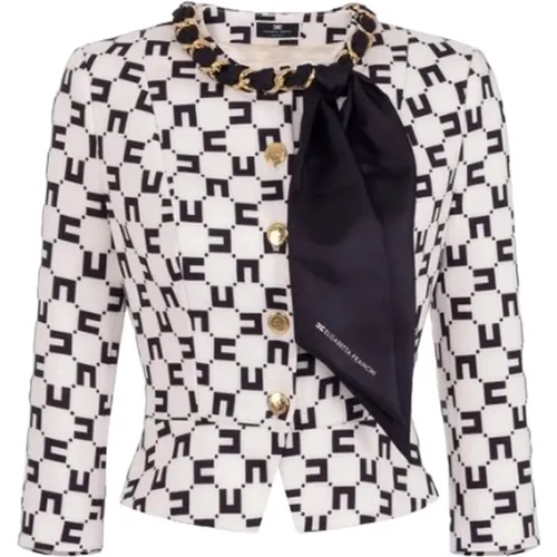 Jacket , female, Sizes: M, L, S, XL - Elisabetta Franchi - Modalova