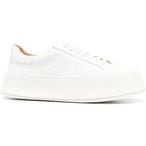 Leather Sneakers for Women , female, Sizes: 6 UK - Jil Sander - Modalova