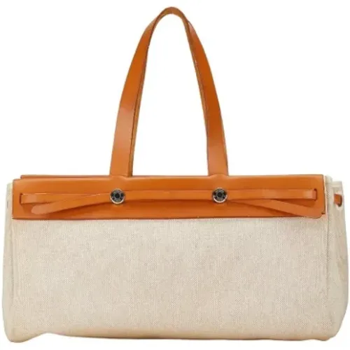 Pre-owned Canvas handbags , female, Sizes: ONE SIZE - Hermès Vintage - Modalova