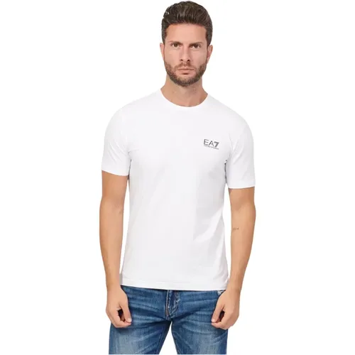 Herren Logo T-Shirt , Herren, Größe: XL - Emporio Armani EA7 - Modalova