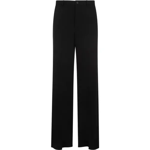 Wool Regular Fit Trousers , male, Sizes: M, S - Balenciaga - Modalova