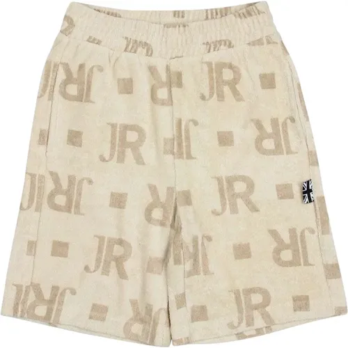 Logo Allover Bermuda Shorts - John Richmond - Modalova