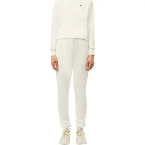 Sporty tracksuit pants with iconic details , female, Sizes: S, XS, M - Lacoste - Modalova