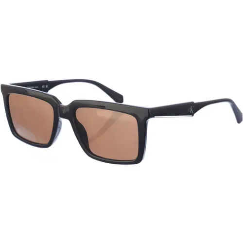 Rectangular Acetate Sunglasses , male, Sizes: ONE SIZE - Calvin Klein - Modalova