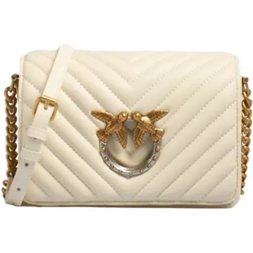 Love Click Mini Jewel Handbag , female, Sizes: ONE SIZE - pinko - Modalova