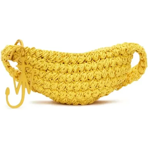 Crochet Knit Shoulder Bag , female, Sizes: ONE SIZE - JW Anderson - Modalova
