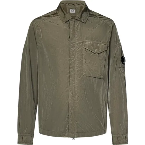 Mud Color Jacket Aw24 , male, Sizes: M, S, XL, L - C.P. Company - Modalova