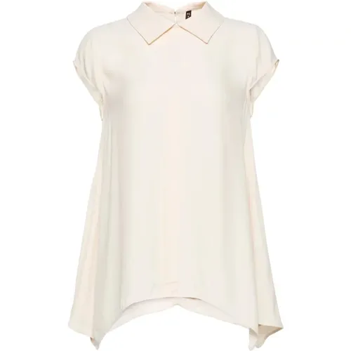 Stylish Top Collar , female, Sizes: XS - Manila Grace - Modalova