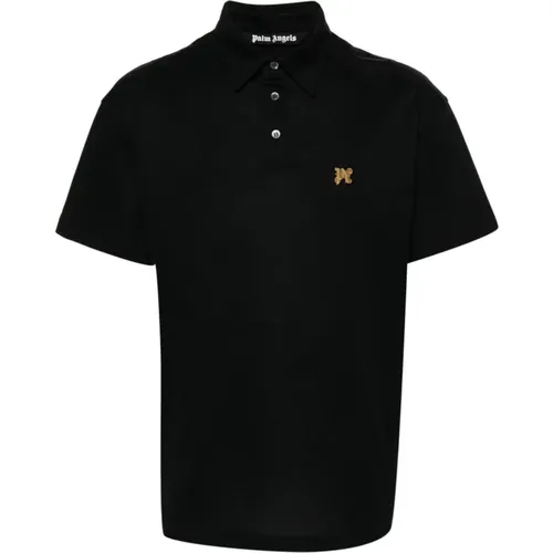 T-Shirts Polo Shirt for Men , male, Sizes: L, M, XL, S - Palm Angels - Modalova