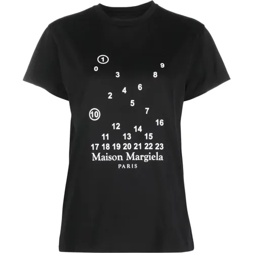 AVP MM Numbers T-Shirt in Schwarz - Maison Margiela - Modalova