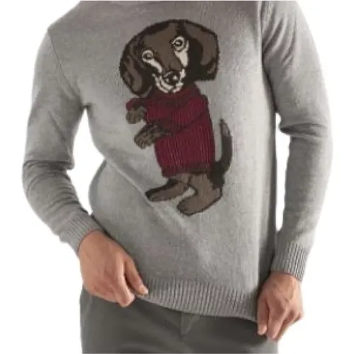 Men Clothing Sweatshirts Grey Aw21 , male, Sizes: M - Harmont & Blaine - Modalova