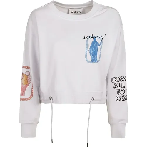Stylish Sweatshirt for Casual Wear , female, Sizes: M, S, XS - Iceberg - Modalova