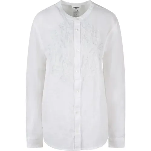 Embroidered Linen Shirt , female, Sizes: S, M, L - P.a.r.o.s.h. - Modalova