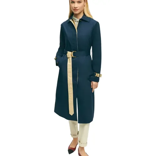 Trench Coats , Damen, Größe: XL - Brooks Brothers - Modalova