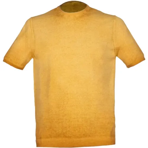 Reverse Cold Honig Baumwoll T-shirt , Herren, Größe: 4XL - Alpha Studio - Modalova