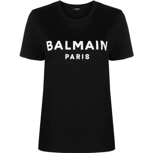 T-Shirts , Damen, Größe: XS - Balmain - Modalova
