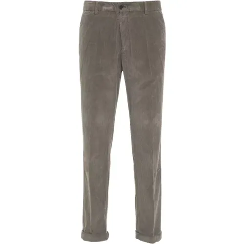 Grey Trousers Aw24 , male, Sizes: M, L - Briglia - Modalova