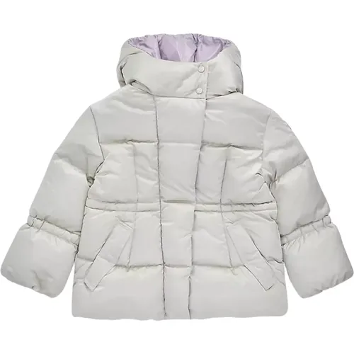 Graue Kapuzenjacke für Kinder - Moncler - Modalova