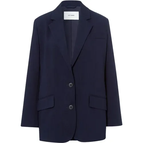 Oversized Einreihiger Blazer , Damen, Größe: 2XL - IVY OAK - Modalova