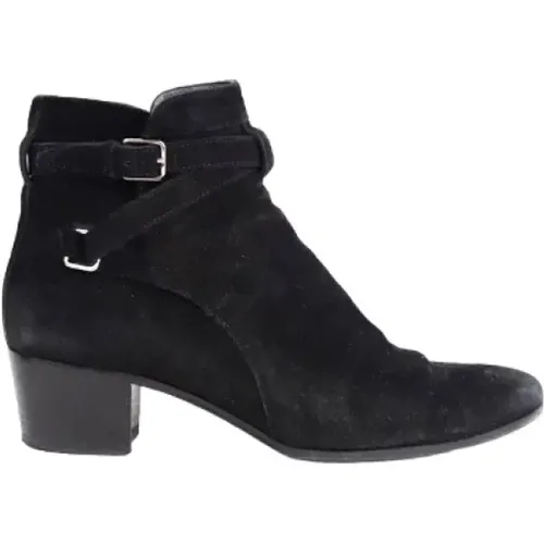 Pre-owned Leder boots , Damen, Größe: 38 1/2 EU - Yves Saint Laurent Vintage - Modalova