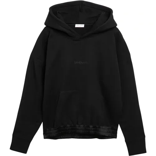 Hooded Sweatshirt , male, Sizes: L, S - Saint Laurent - Modalova