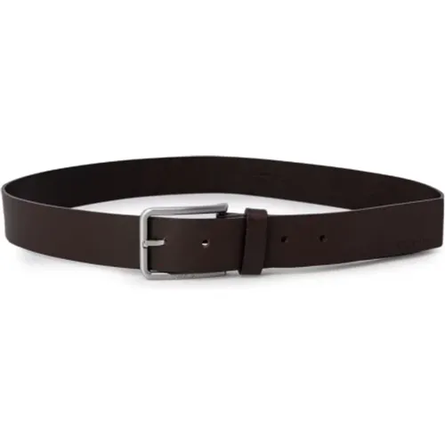 Leather Belt , male, Sizes: 100 CM, 115 CM, 105 CM, 110 CM - Calvin Klein - Modalova