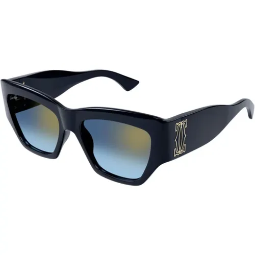 Stylish Ct0435S Sunglasses , unisex, Sizes: 55 MM - Cartier - Modalova