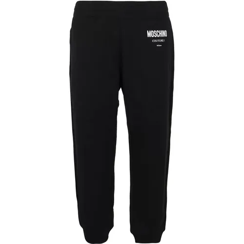 Label Sweatpants , male, Sizes: XL - Moschino - Modalova