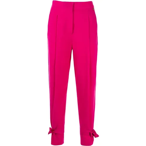 Elegant Winter Pants Fuchsia/Violet , female, Sizes: S - Liu Jo - Modalova