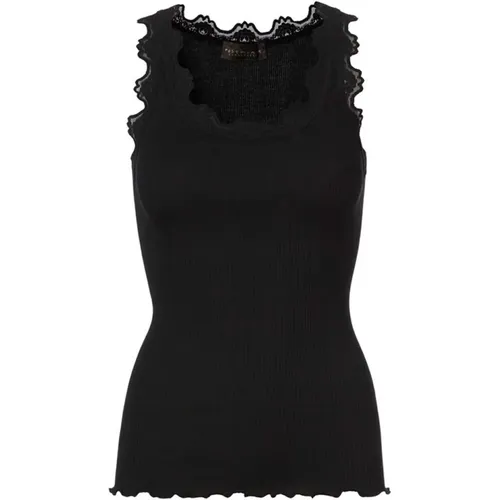 Spitzen-Top 5205 Schwarz , Damen, Größe: XL - Rosemunde - Modalova