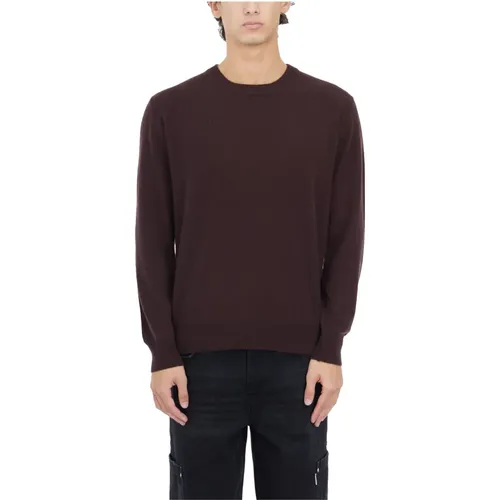 Kaschmir Rundhals Pullover , Herren, Größe: M - Seven Gauge - Modalova