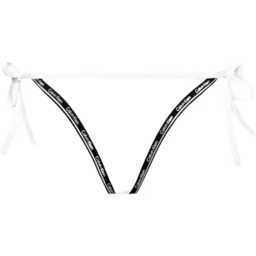 Damen Badeanzug mit seitlicher Bindung - Calvin Klein - Modalova